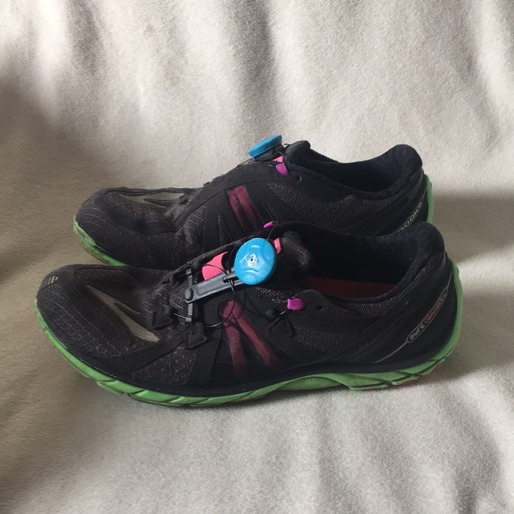 Brooks PureConnect 9.5 with custom Boa laces